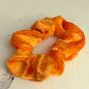 Orange scrunchie